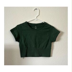 Green Women's Crop Top
